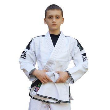Дитяче кімоно для бразильського джиу-джитсу Bad Boy Limited Series Біле M1