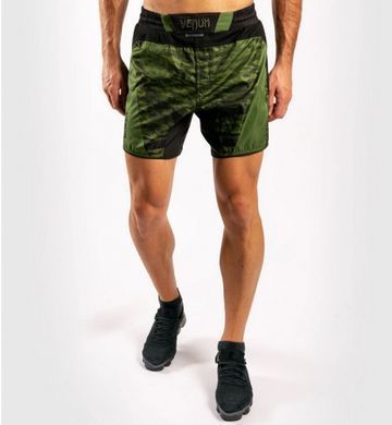 Шорти для MMA Venum Trooper Fightshorts Forest Camo Black, Хакі, XS