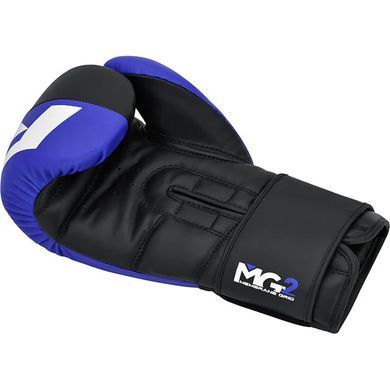Боксерские перчатки RDX F4 Boxing Gloves Hook & Loop Blue Black, 16 oz