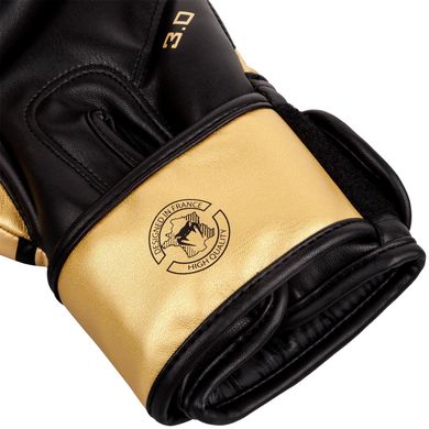 Боксерские перчатки Venum Challenger 3.0 Черные с золотом, 12oz, 12oz