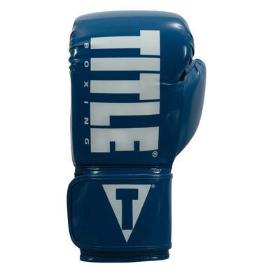 Боксерские перчатки Title Boxing Inferno Intensity Elastic Training Gloves Blue White, 14 oz