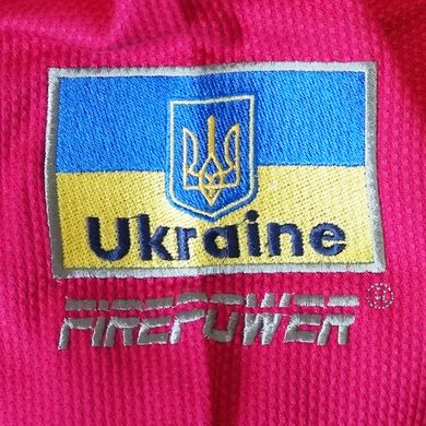 Жіноче кімоно для бразильського джиу-джитсу Firepower Ukraine Рожеве, F1, F1