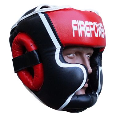 Шлем боксерский для тренировок Firepower FPHG5 Красный, L, L