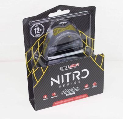 Капа Safejawz Nitro Series Сіра з салатовим