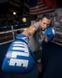 Боксерские перчатки Title Boxing Inferno Intensity Elastic Training Gloves Blue White, 14 oz