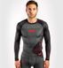 Рашгард Venum Contender 5.0 Rashguard Black Red, Cірий, XS