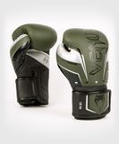 Боксерские перчатки Venum Elite Evo Boxing Gloves Khaki Silver, 10 oz
