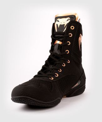 Боксерки Venum Elite Boxing Shoes Black Bronze, 39