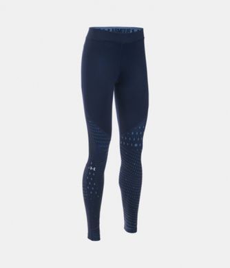 Жіночі компресійні легінси Under Armour Womens ColdGear Graphic Legging Navy, Темно-синій, XS