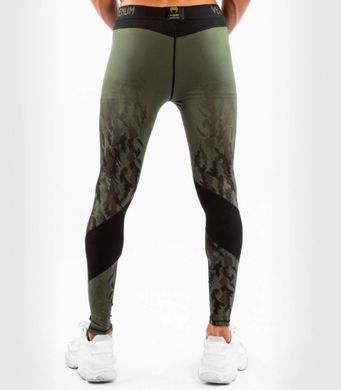 Компресійні штани Venum Official UFC Fight Week Khaki, Чорний-Хакі, XS