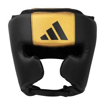 Боксерський шолом Adidas Speed Pro| чорно/золотий | adiSPD350HG