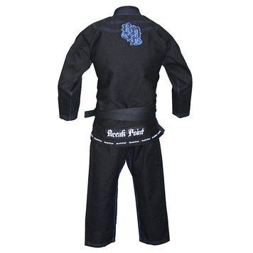 Кімоно для бразильського джиу-джитсу Break Point Light Weight Deluxe Чорне A1