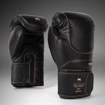 Боксерські рукавиці Venum Impact Evo Scales Boxing Gloves Black, 8 oz