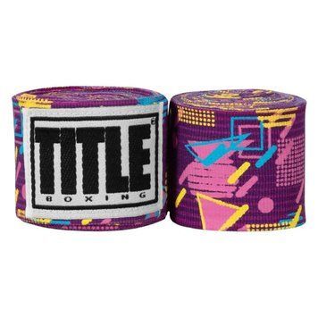 Бинты боксерские эластичные TITLE Boxing Print Mexican Stile Retro 4,5м