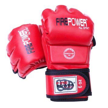 Рукавички ММА Firepower MGA3 Червоні L-XL