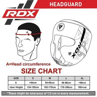Шлем RDX F6 Kara Head Guard Matte Red, M