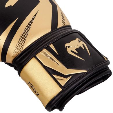 Боксерські рукавички Venum Challenger 3.0 Чорні з золотом, 14oz, 14oz