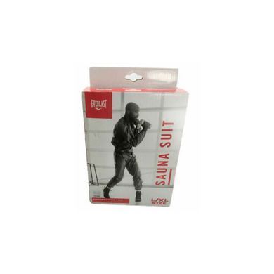 Костюм сауна Everlast Anti-Microbial Sauna Suit Black, XL/XXL