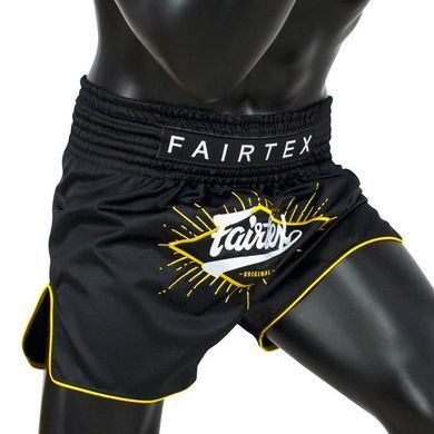 Тайские шорты Fairtex BS1907 Focus Black, S