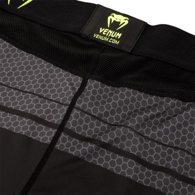 Компресійні штани Venum Technical 2.0 Spat Black Yellow, Чорний, L
