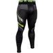 Компресійні штани Venum Technical 2.0 Spat Black Yellow, Чорний, L