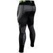 Компресійні штани Venum Technical 2.0 Spat Black Yellow, Чорний, L