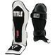 Захист ніг TITLE GEL Elite Pro Shin & Instep Guards Білий з чорним M