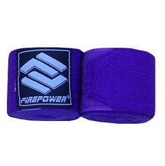 Бинты боксерские эластичные FirePower FPHW5 Фиолетовые, 3м, 3м