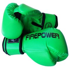 Боксерські рукавички Firepower FPBGA11 Салотові, 8oz, 8oz