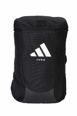 Рюкзак Adidas з білим логотипом Judo | чорний | adiACC090J