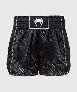 Тайские шорты Venum Rapid Muay Thai Shorts - Black/Storm Grey, M