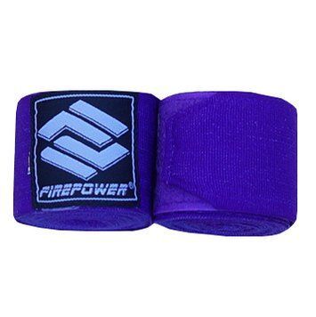 Бинты боксерские эластичные FirePower FPHW5 Фиолетовые 3м