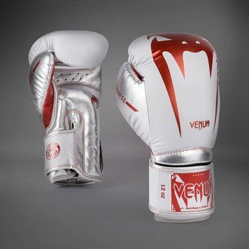 Боксерские перчатки Venum Giant 3.0 Boxing Gloves Red Silver, 10 oz