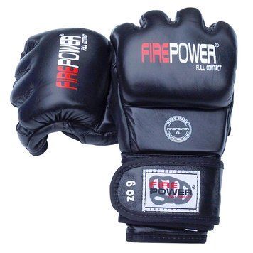 Рукавички ММА Firepower MG3 Чорні L-XL
