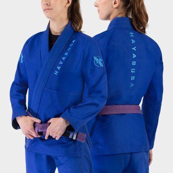Жіноче кімоно для бразильського джиу-джитсу Hayabusa Core Ultra-Light (Штани RipStop) Синє F1C