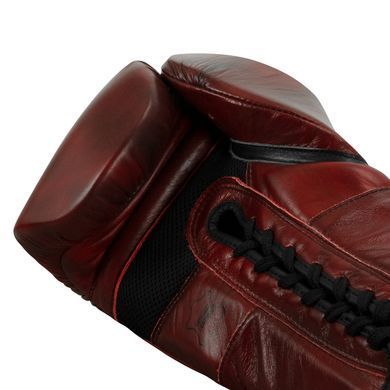 Боевые перчатки Title Boxing Blood Red Leather Sparring Gloves, 16 oz