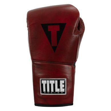 Боевые перчатки Title Boxing Blood Red Leather Sparring Gloves, 16 oz