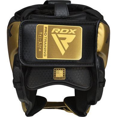 Шолом RDX L1 Mark Pro Cheek Boxing Training Head Guard Golden, S