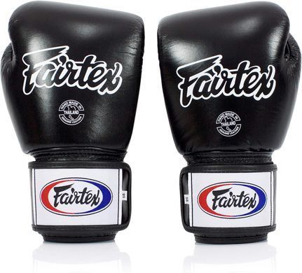 Боксерские перчатки Fairtex BGV1BR Universal Gloves Breathable Black, 14 oz