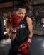 Боевые перчатки Title Boxing Blood Red Leather Sparring Gloves, 16 oz