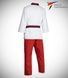 Добок для тхеквондо ADIDAS POOMSAE для дівчаток | біло-червоний | adiTPYF02