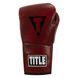 Боевые перчатки Title Boxing Blood Red Leather Sparring Gloves, 16 oz