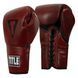 Боевые перчатки Title Boxing Blood Red Leather Sparring Gloves, 16 oz