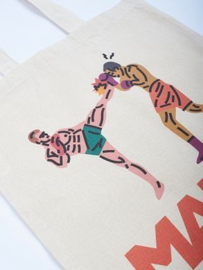 Ручная сумка MANTO Tote Bag BJJ Kick, Белый