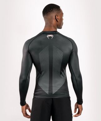 Рашгард Venum Loma Arrow Long Sleeves Rashguards Black White, Чорний, XS