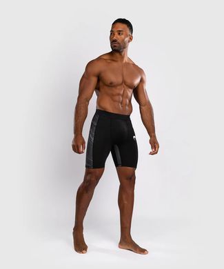 Компресійні шорти Venum Rapid Vale Tudo Shorts - Black/Storm Grey, Чорний-Сірий, S