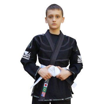 Дитяче кімоно для бразильського джиу-джитсу Bad Boy Limited Series Чорне M0