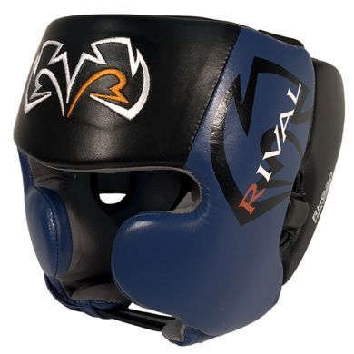 Шлем для бокса Rival RHG20 Traditional Headgear Black Blue, S