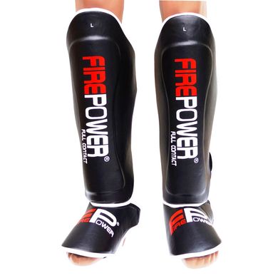 Защита ног FirePower FPSGA8 Черная с белым, S, S