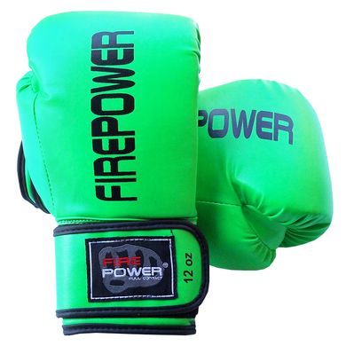 Боксерські рукавички Firepower FPBGA11 Салотові, 10oz, 10oz